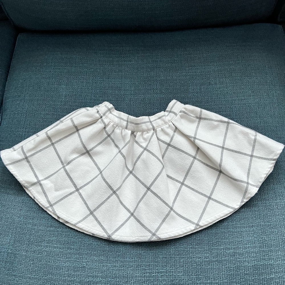JANIE and JACK white skirt 6-12m